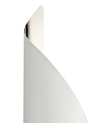 Large Wall Lamp 8W LED White/Polished Chrome/Frosted White